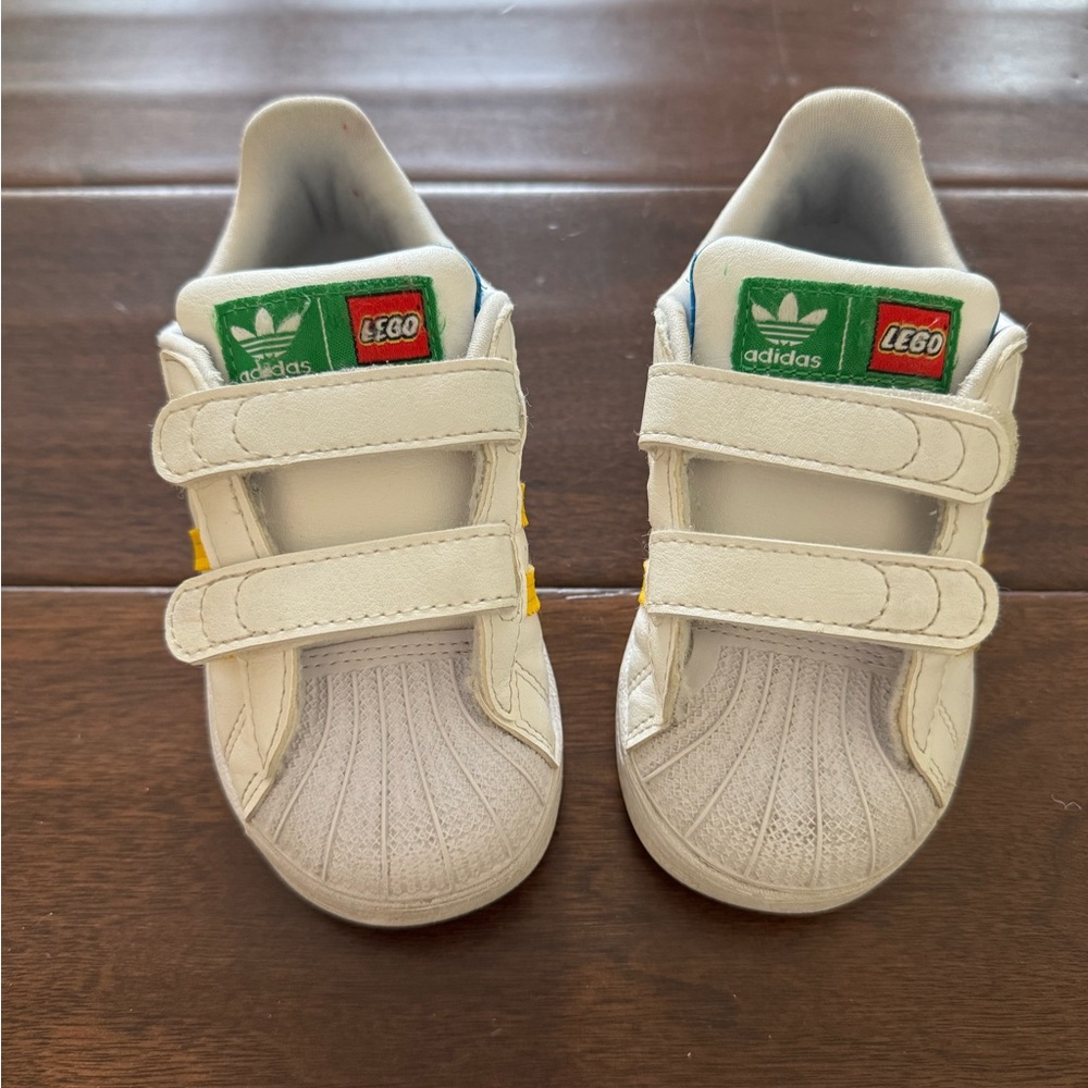 Adidas Kid’s Superstar x Lego Shoe